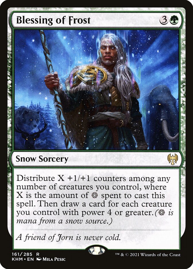 Bênção da Geada / Blessing of Frost - Magic: The Gathering - MoxLand