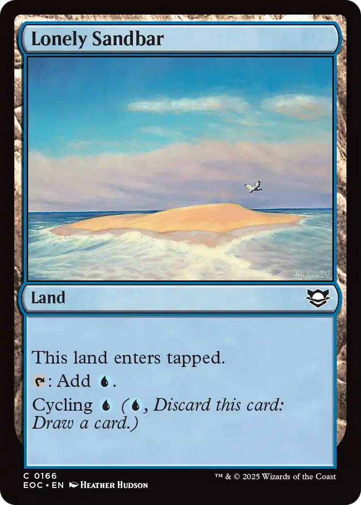 Banco de Areia Isolado / Lonely Sandbar - Magic: The Gathering - MoxLand
