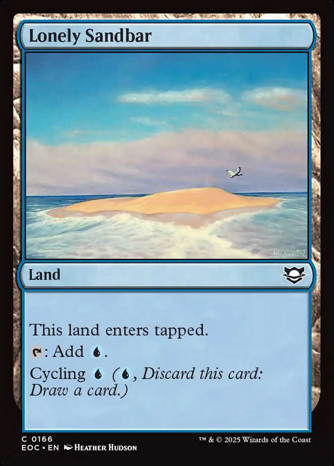 Banco de Areia Isolado / Lonely Sandbar - Magic: The Gathering - MoxLand