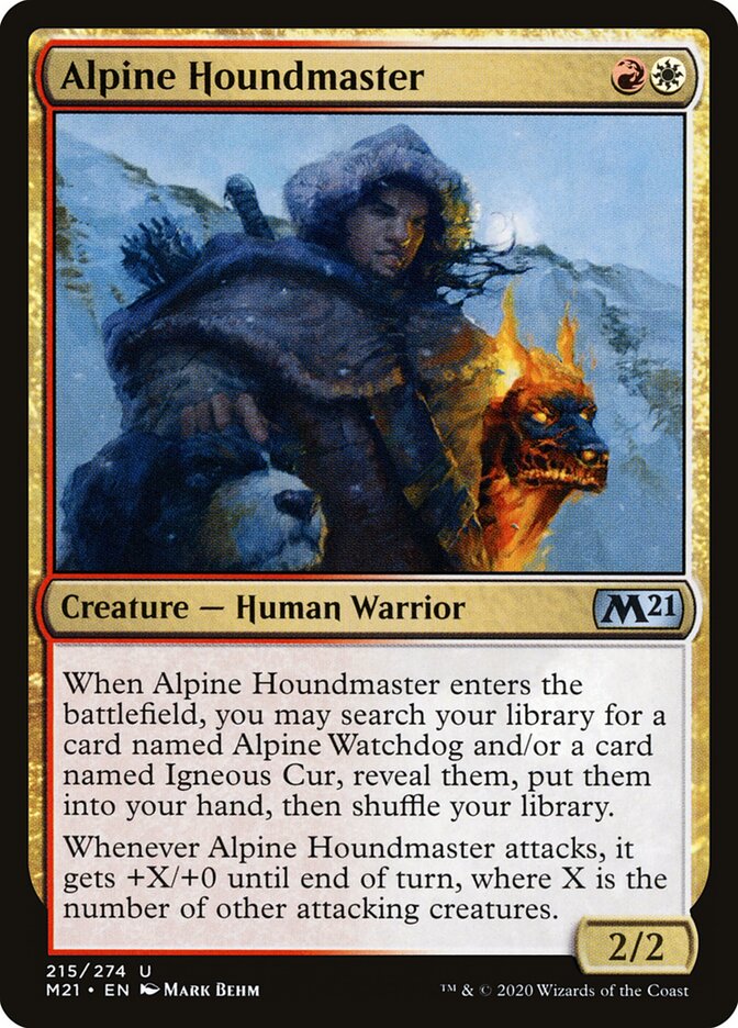 Mestre dos Sabujos Alpino / Alpine Houndmaster - Magic: The Gathering - MoxLand