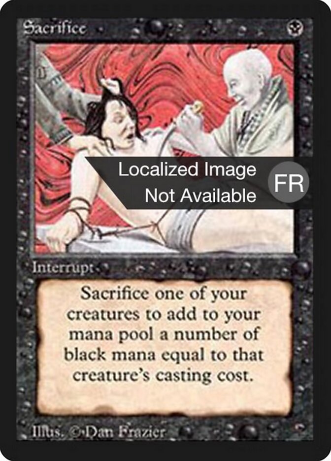 Sacrifice - Magic: The Gathering - MoxLand