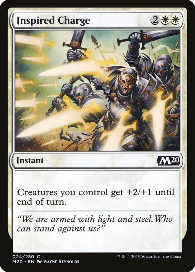 Ataque Inspirado / Inspired Charge - Magic: The Gathering - MoxLand