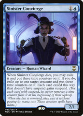 Concierge Sinistra / Sinister Concierge - Magic: The Gathering - MoxLand