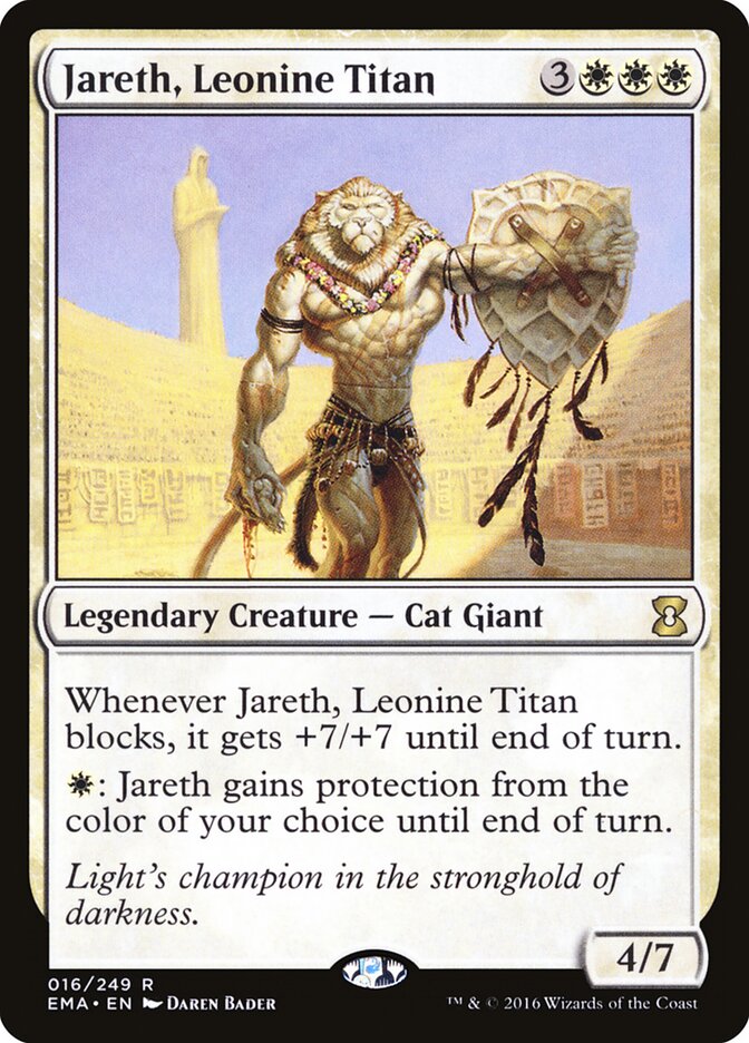 Jareth, Titã Leonino / Jareth, Leonine Titan - Magic: The Gathering - MoxLand