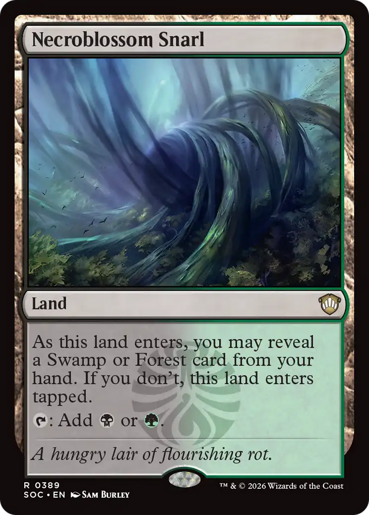 Liame da Necroflorescência / Necroblossom Snarl - Magic: The Gathering - MoxLand