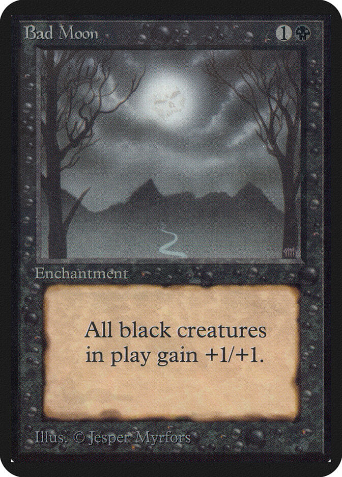 Lua Maligna / Bad Moon - Magic: The Gathering - MoxLand