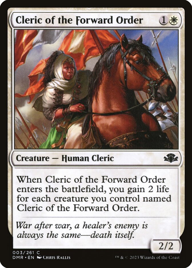 Clérigo da Ordem Avançada / Cleric of the Forward Order - Magic: The Gathering - MoxLand