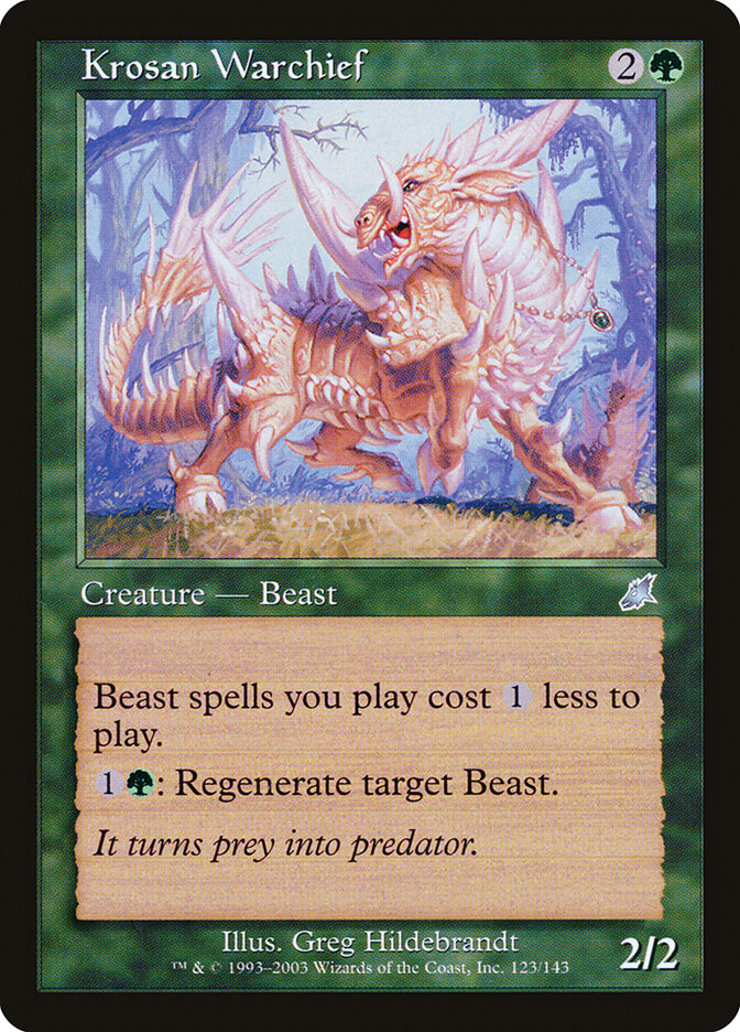 Comandante de Guerra Krosano / Krosan Warchief - Magic: The Gathering - MoxLand