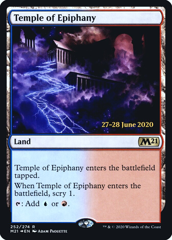 Templo da Epifania / Temple of Epiphany - Magic: The Gathering - MoxLand