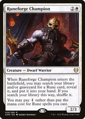 Campeão da Forja Rúnica / Runeforge Champion - Magic: The Gathering - MoxLand