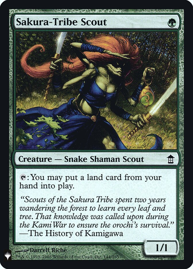 Batedora da Tribo Sakura / Sakura-Tribe Scout - Magic: The Gathering - MoxLand