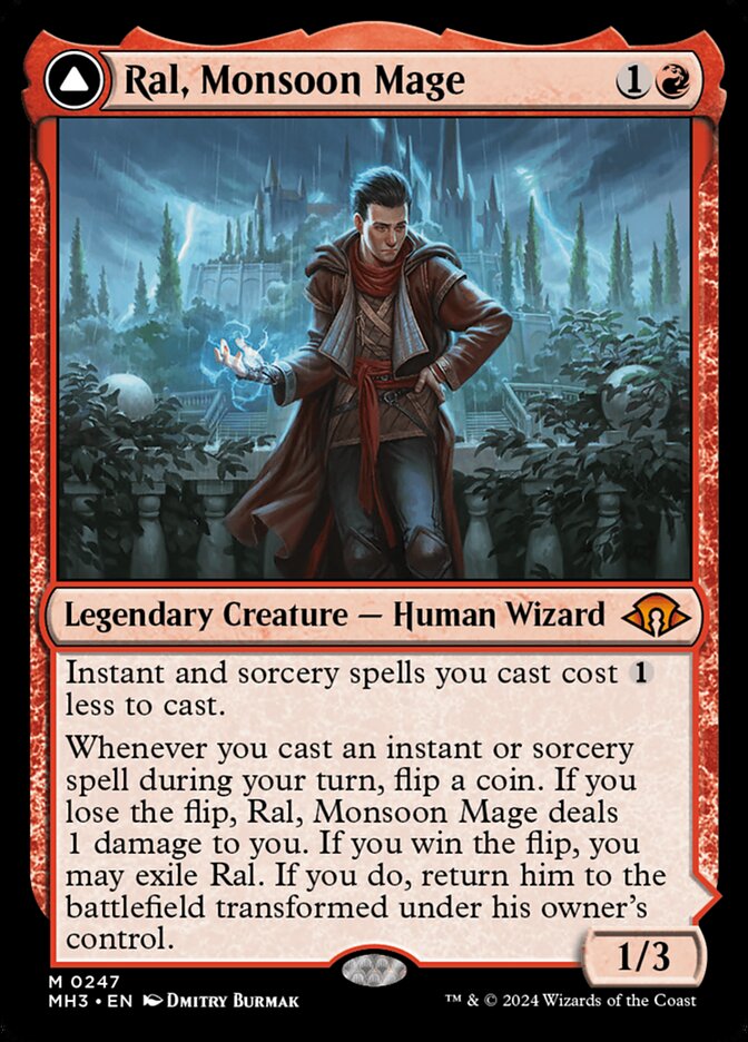 Ral, Mago da Monção / Ral, Monsoon Mage - Magic: The Gathering - MoxLand