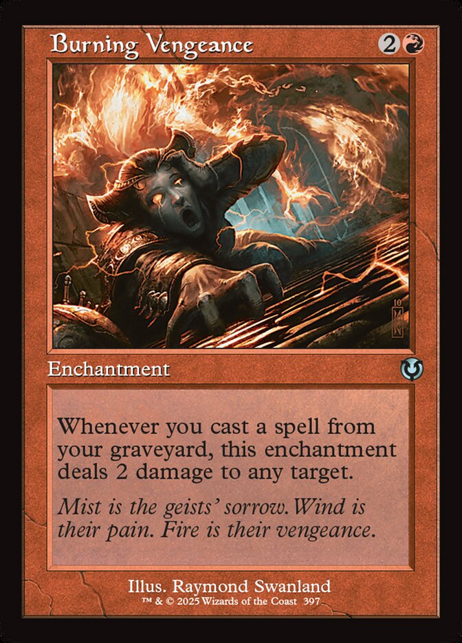 Vingança Incandescente / Burning Vengeance - Magic: The Gathering - MoxLand