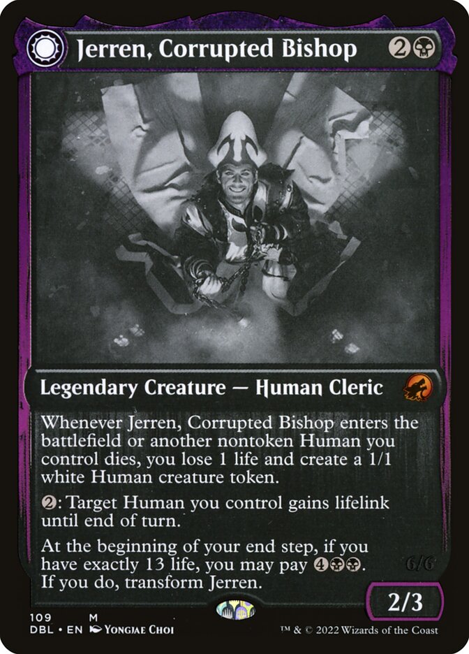 Jerren, Bispo Corrompido / Jerren, Corrupted Bishop - Magic: The Gathering - MoxLand