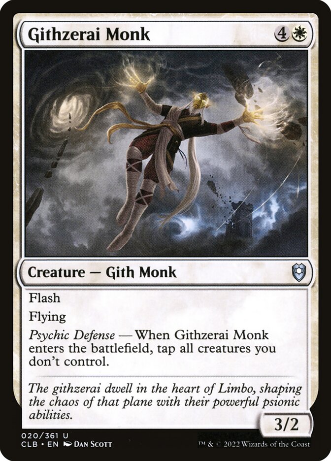 Githzerai Monge / Githzerai Monk - Magic: The Gathering - MoxLand
