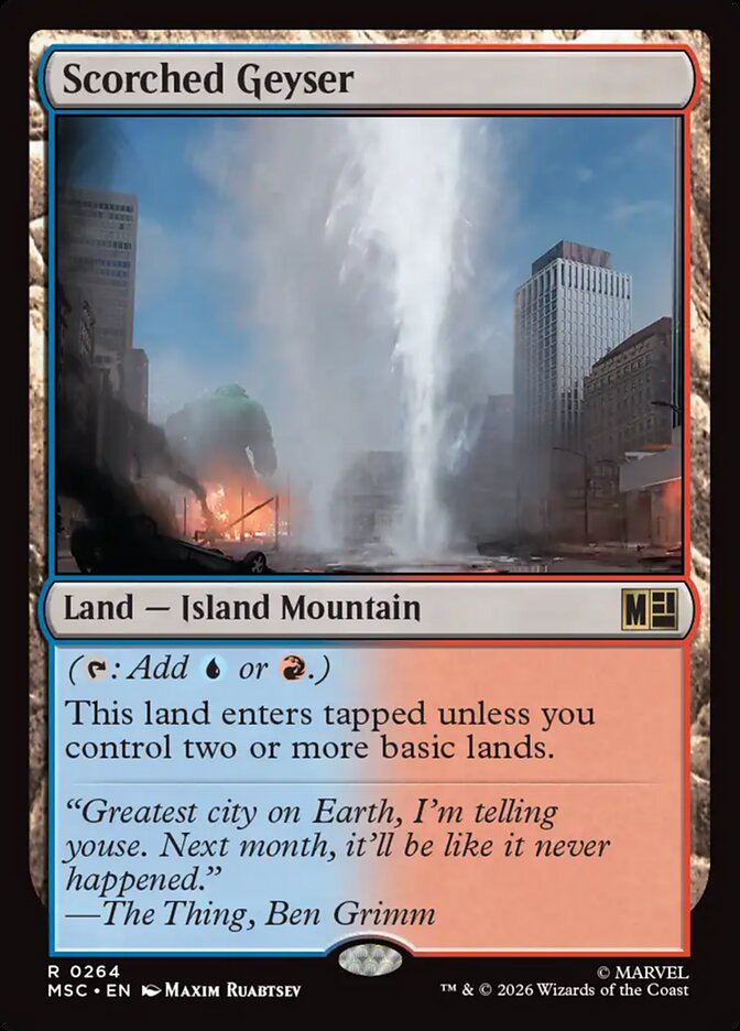 Scorched Geyser / Scorched Geyser - Magic: The Gathering - MoxLand