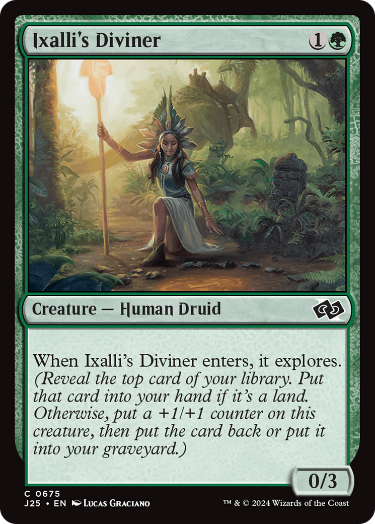 Adivinha de Ixalli / Ixalli's Diviner - Magic: The Gathering - MoxLand