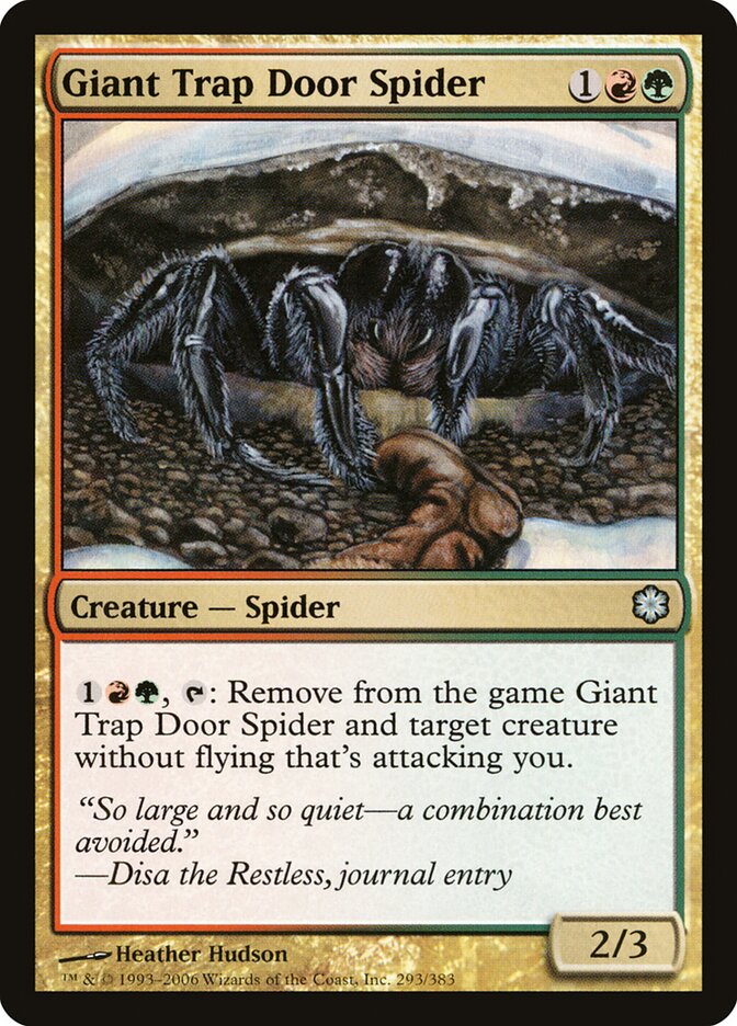 Aranha Armadeira Gigante / Giant Trap Door Spider - Magic: The Gathering - MoxLand