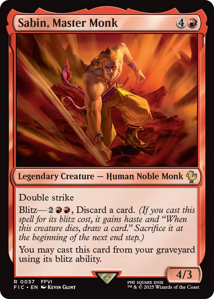Sabin, Master Monk - Magic: The Gathering - MoxLand