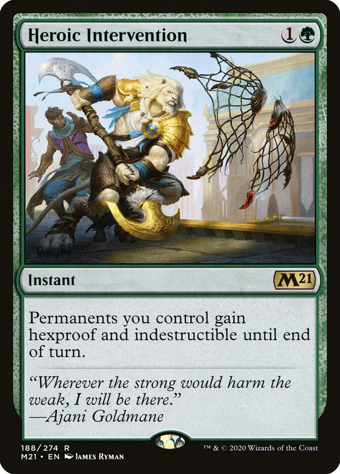 Intervenção Heroica / Heroic Intervention - Magic: The Gathering - MoxLand