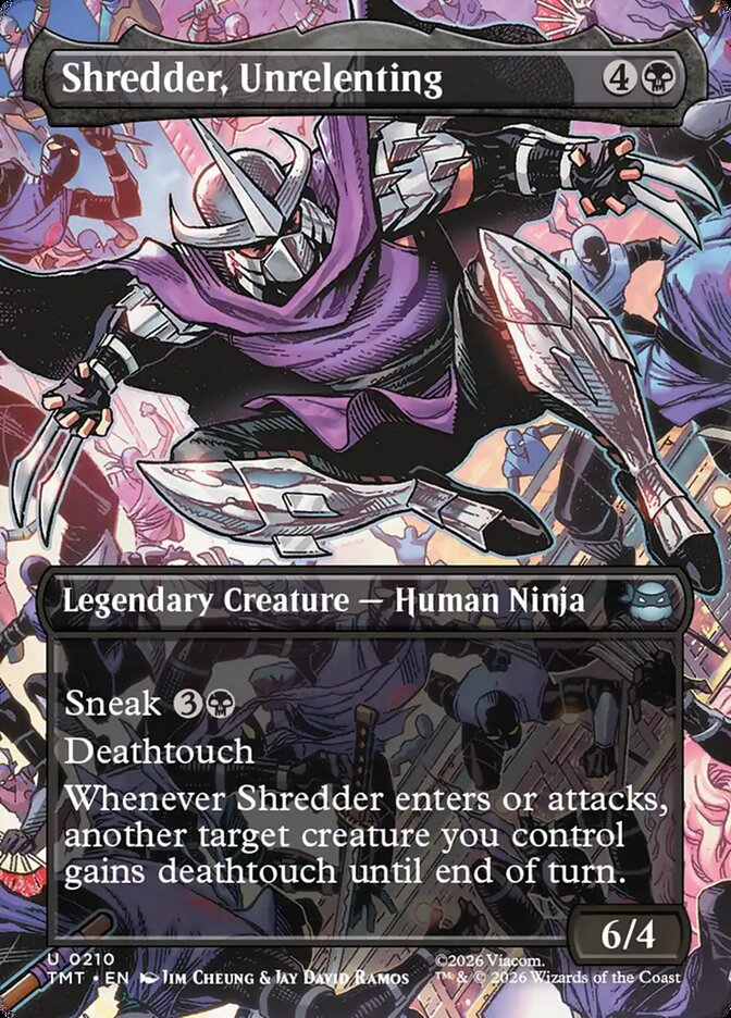 Shredder, Unrelenting - Magic: The Gathering - MoxLand