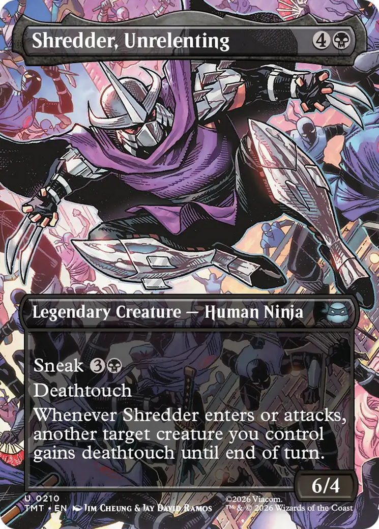 Shredder, Unrelenting - Magic: The Gathering - MoxLand