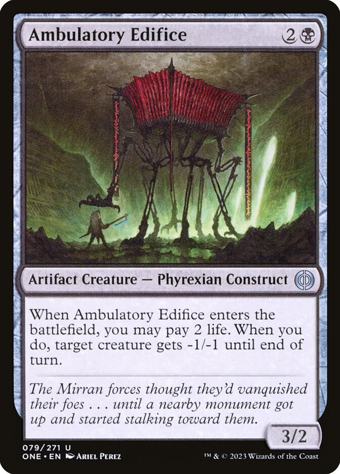 Edifício Ambulante / Ambulatory Edifice - Magic: The Gathering - MoxLand