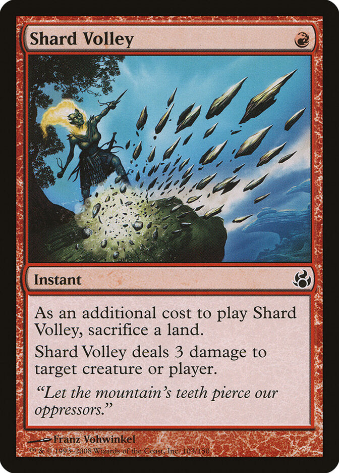 Salva de Cacos / Shard Volley - Magic: The Gathering - MoxLand