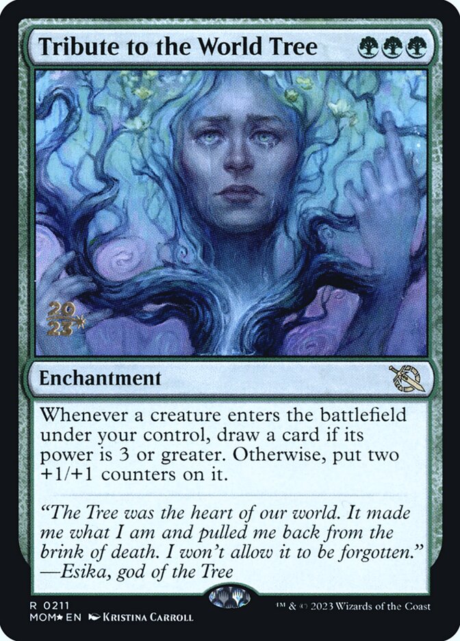 Tributo à Árvore-mundo / Tribute to the World Tree - Magic: The Gathering - MoxLand
