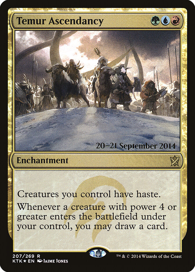 Ascendência Temur / Temur Ascendancy - Magic: The Gathering - MoxLand