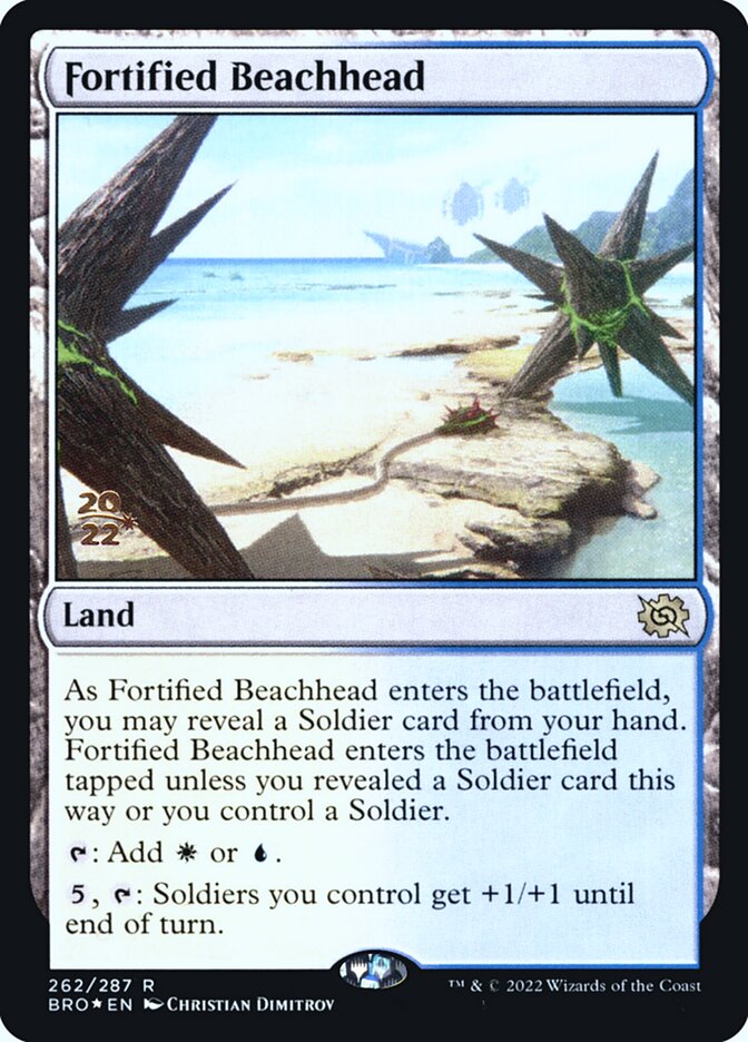 Cabeça de Ponte Fortificada / Fortified Beachhead - Magic: The Gathering - MoxLand