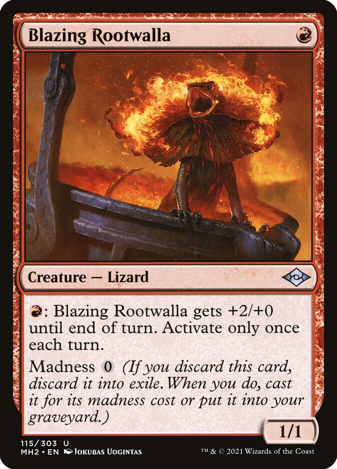 Rizowalla Inflamado / Blazing Rootwalla - Magic: The Gathering - MoxLand