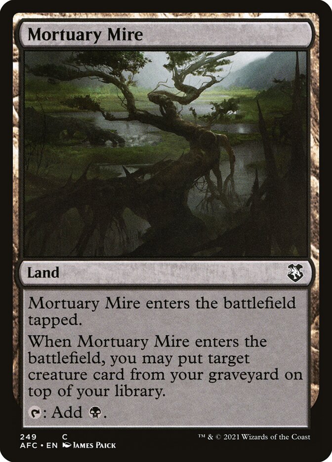 Lodaçal Mortuário / Mortuary Mire - Magic: The Gathering - MoxLand