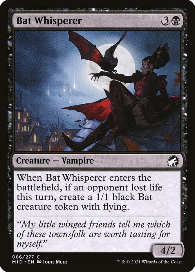 Encantadora de Morcegos / Bat Whisperer - Magic: The Gathering - MoxLand