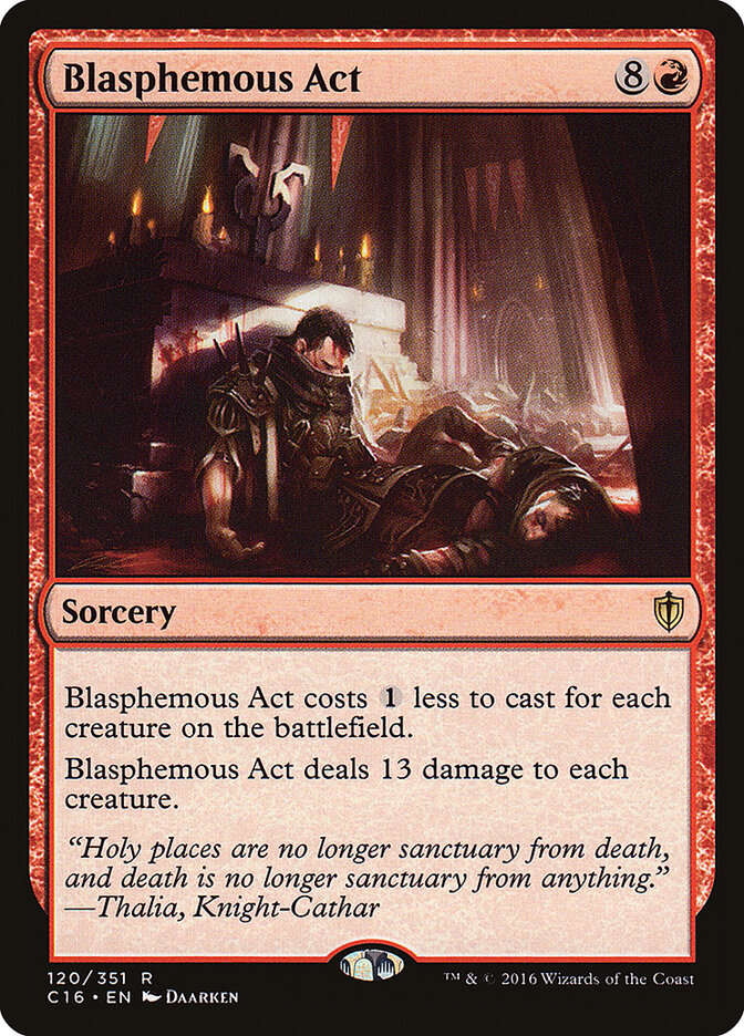Ato Blasfemo / Blasphemous Act - Magic: The Gathering - MoxLand