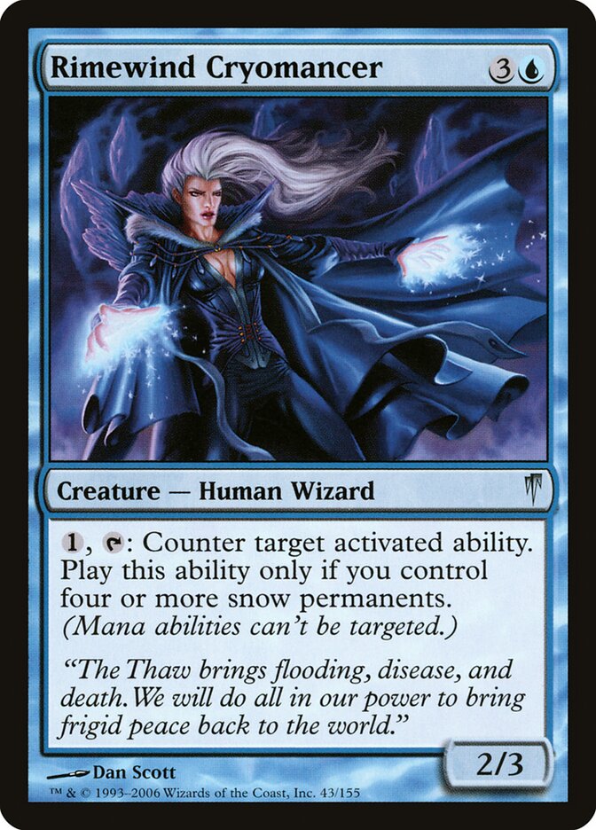 Criomante Vento-Gélido / Rimewind Cryomancer - Magic: The Gathering - MoxLand