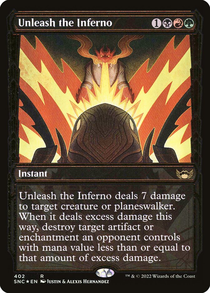 Soltar o Inferno / Unleash the Inferno - Magic: The Gathering - MoxLand