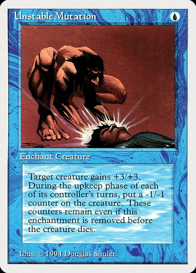 Mutação Instável / Unstable Mutation - Magic: The Gathering - MoxLand