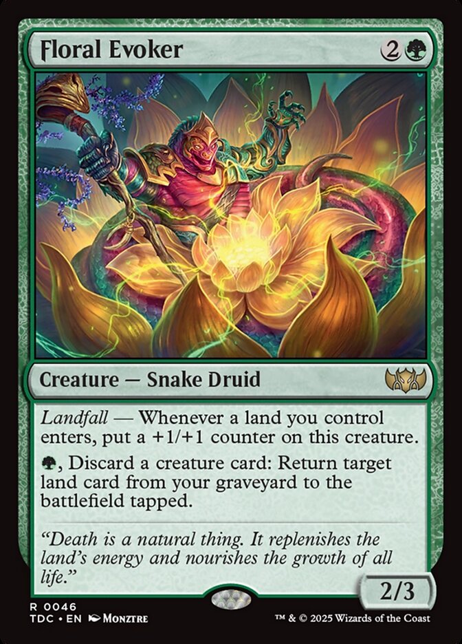Floral Evoker - Magic: The Gathering - MoxLand