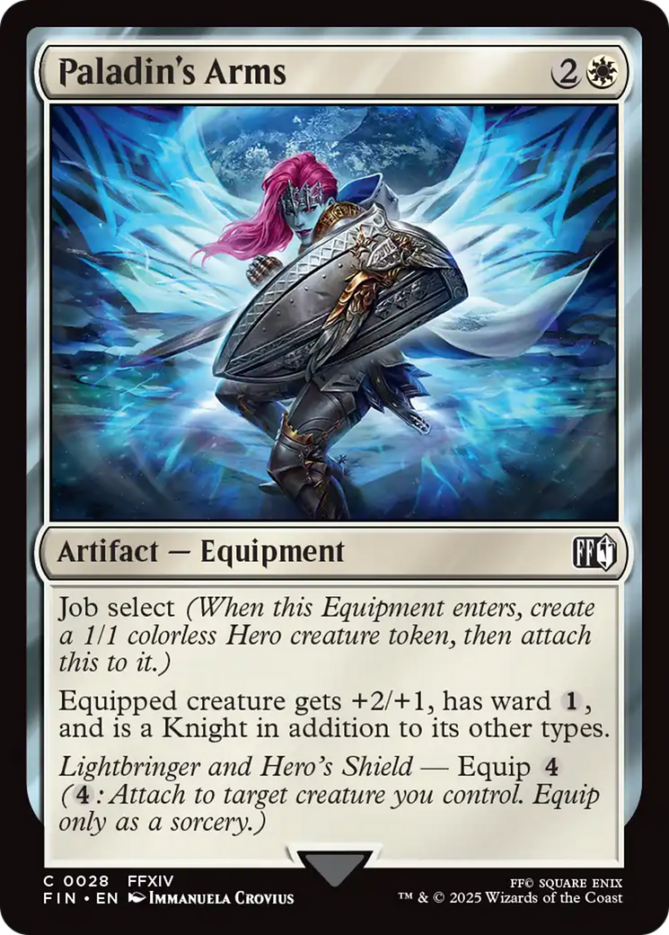 Armas do Paladino / Paladin's Arms - Magic: The Gathering - MoxLand
