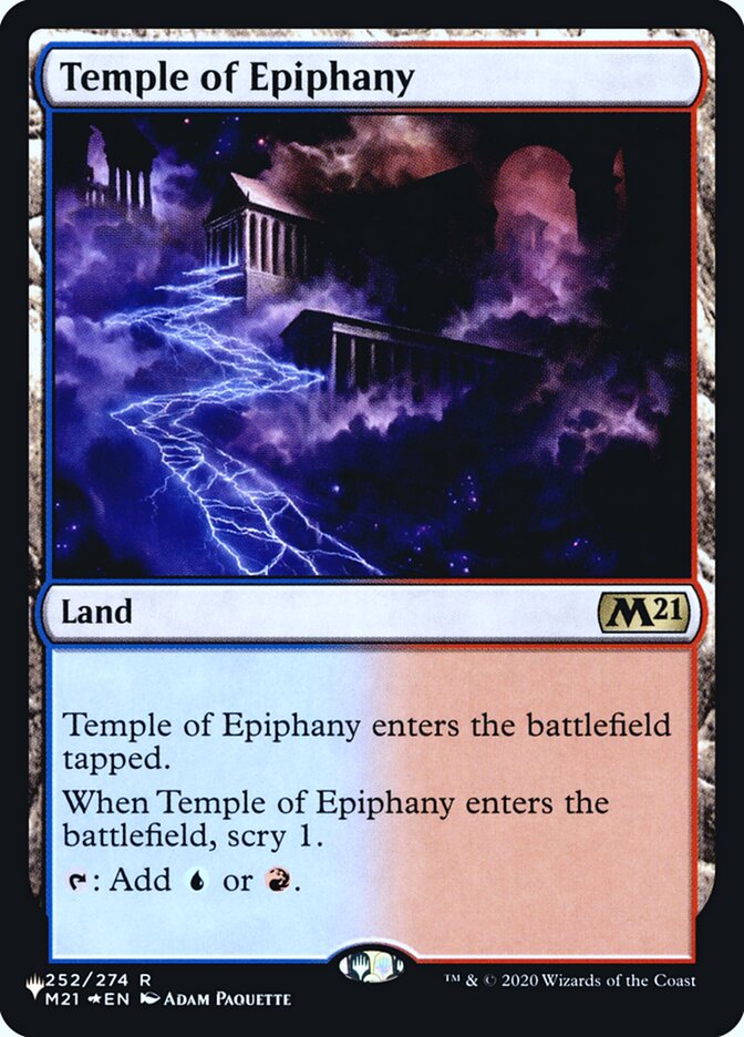 Templo da Epifania / Temple of Epiphany - Magic: The Gathering - MoxLand