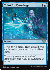 Sede por Conhecimento / Thirst for Knowledge - Magic: The Gathering - MoxLand