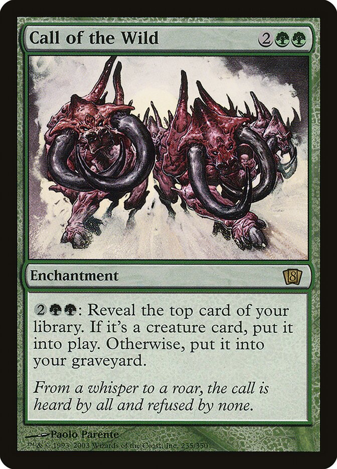 Chamado da Selva / Call of the Wild - Magic: The Gathering - MoxLand