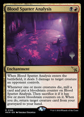 Análise das Manchas de Sangue / Blood Spatter Analysis - Magic: The Gathering - MoxLand