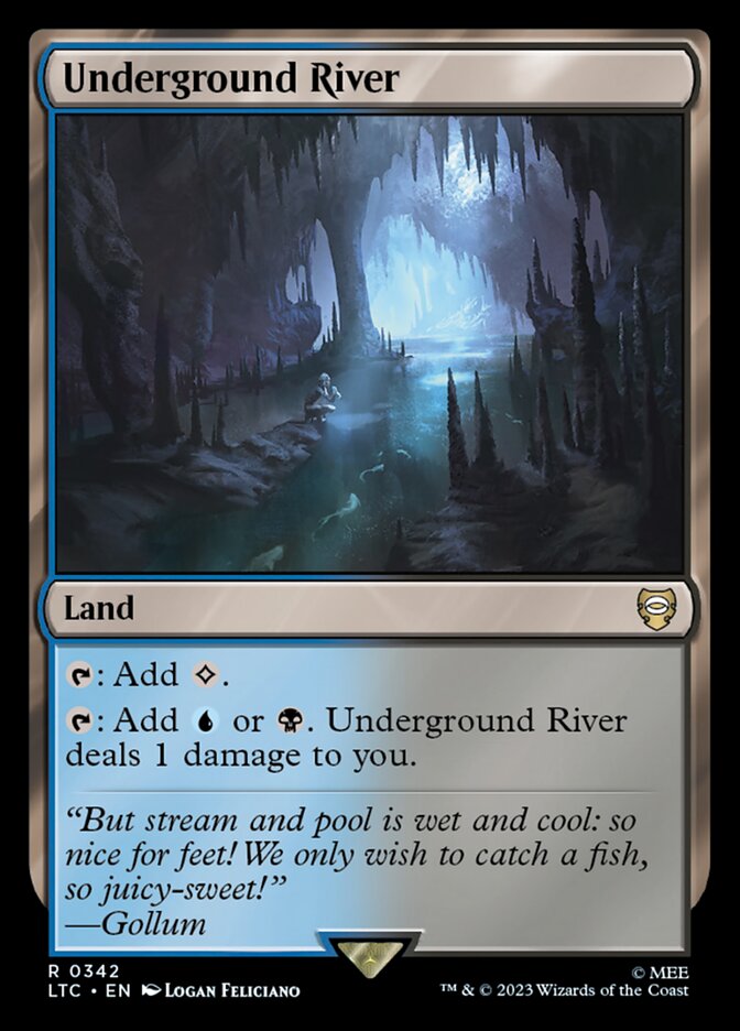 Rio Subterrâneo / Underground River - Magic: The Gathering - MoxLand