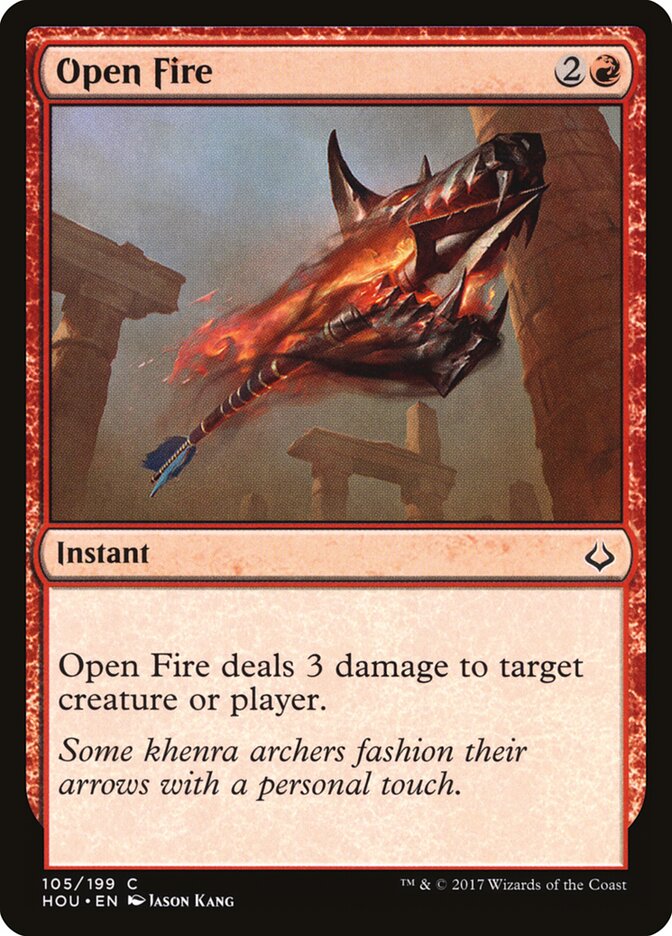 Abrir Fogo / Open Fire - Magic: The Gathering - MoxLand