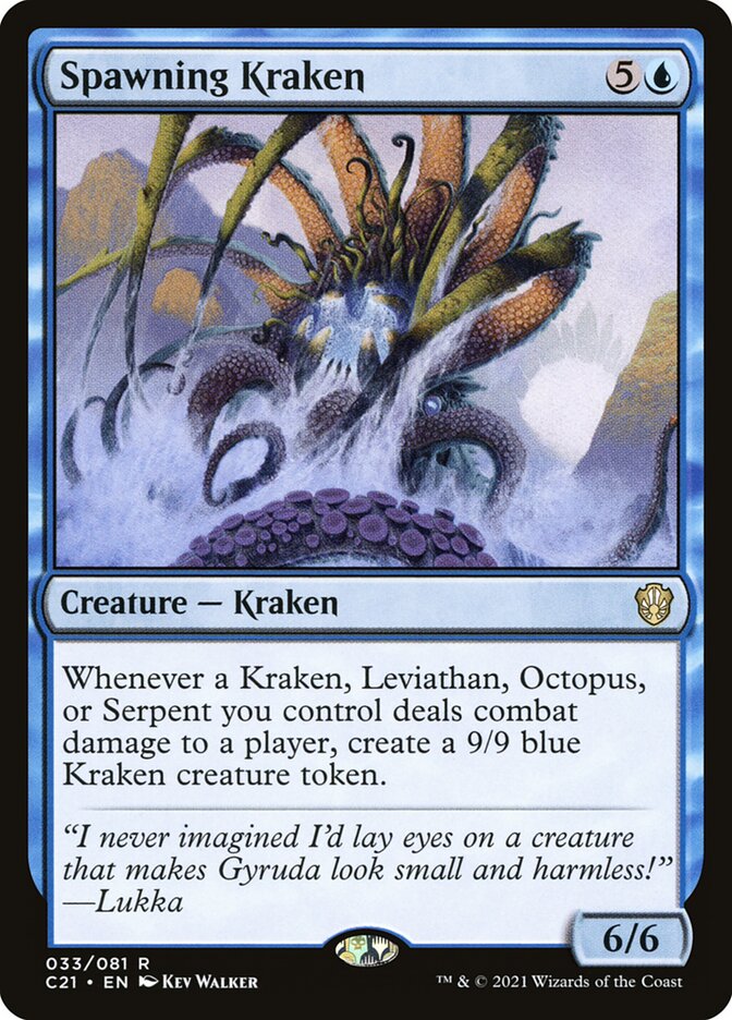 Kraken Procriante / Spawning Kraken - Magic: The Gathering - MoxLand