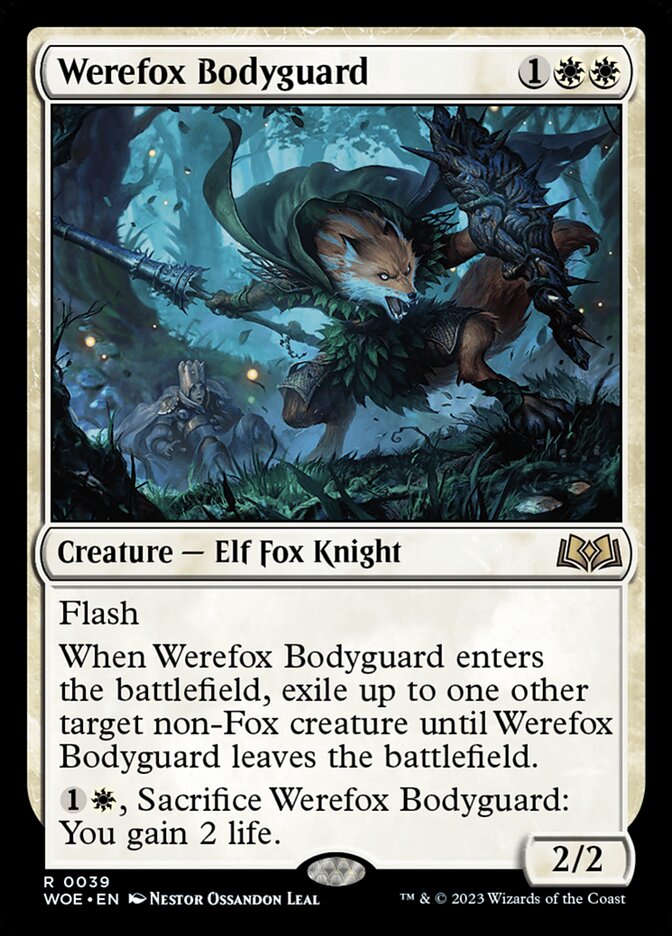 Guarda-costas Mulher-raposa / Werefox Bodyguard - Magic: The Gathering - MoxLand