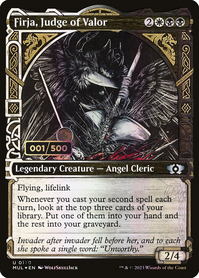 Firja, Juíza do Valor / Firja, Judge of Valor - Magic: The Gathering - MoxLand