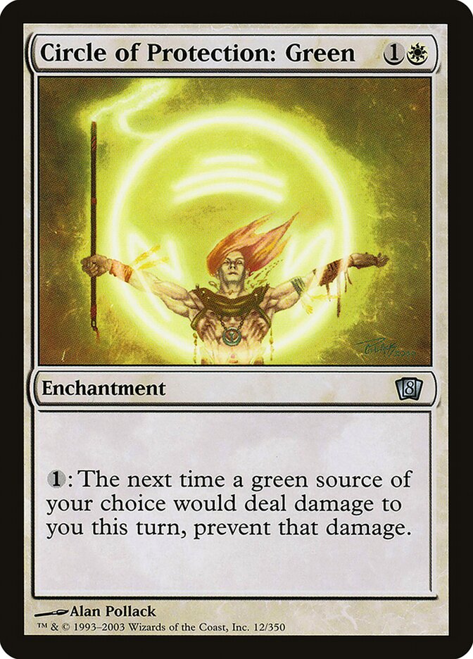 Círculo de Proteção: Verde / Circle of Protection: Green - Magic: The Gathering - MoxLand
